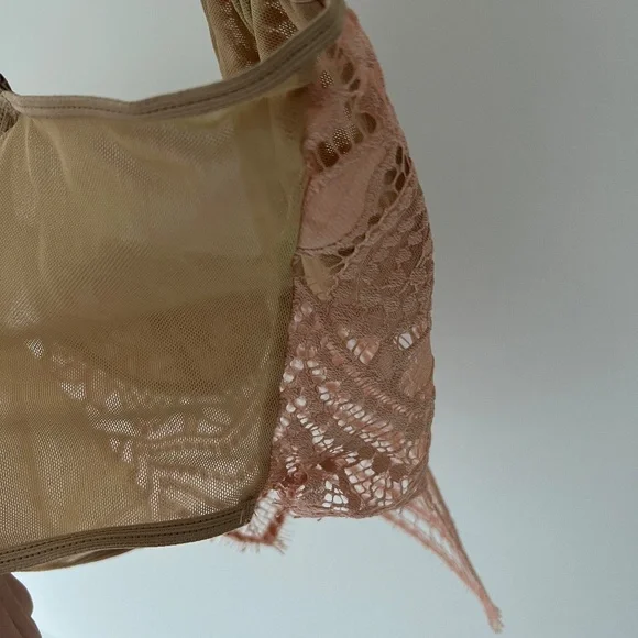 For Love and Lemons Lace Bralette - Blush Pink - Picture 10 of 11